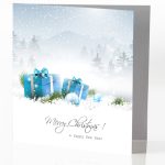 Biglietto natalizio Regali di Natale
